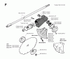 Jonsered RS40 - String/Brush Trimmer (1993-05) Ersatzteile BEVEL GEAR SHAFT
