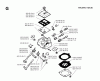 Jonsered RS51 - String/Brush Trimmer (1994-06) Ersatzteile CARBURETOR DETAILS