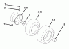 Jonsered LT2114 (96011029300) - Lawn & Garden Tractor (2010-11) Ersatzteile WHEELS TIRES