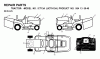 Jonsered ICT13A (JICTH13A, 954130040) - Lawn & Garden Tractor (2000-02) Ersatzteile DECALS