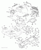 Jonsered LT2213 A (96041015203) - Lawn & Garden Tractor (2011-08) Ersatzteile CHASSIS ENCLOSURES