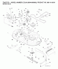 Jonsered LT2216 (96041005600) - Lawn & Garden Tractor (2007-04) Ersatzteile MOWER DECK / CUTTING DECK