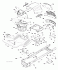 Jonsered LT2216 (96041010101) - Lawn & Garden Tractor (2010-01) Ersatzteile CHASSIS ENCLOSURES