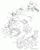 Jonsered LT2216 A2 (96041018101) - Lawn & Garden Tractor (2010-08) Ersatzteile CHASSIS ENCLOSURES