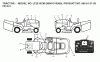 Jonsered LT2216 CM (96061019300) - Lawn & Garden Tractor (2008-07) Ersatzteile DECALS