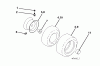 Jonsered LT2216 CM (96061027000) - Lawn & Garden Tractor (2010-01) Listas de piezas de repuesto y dibujos WHEELS TIRES