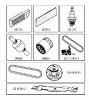 Jonsered LT2217 A (96041010300) - Lawn & Garden Tractor (2009-01) Ersatzteile FREQUENTLY USED PARTS