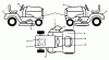 Jonsered LT2217 A (96041010303) - Lawn & Garden Tractor (2010-10) Ersatzteile DECALS
