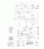 Jonsered LT2218 A (96041005801) - Lawn & Garden Tractor (2009-02) Ersatzteile SCHEMATIC