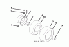 Jonsered LT2218 A (96041010501) - Lawn & Garden Tractor (2010-01) Ersatzteile WHEELS TIRES