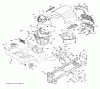 Jonsered LT2218 A (96041010503) - Lawn & Garden Tractor (2010-08) Listas de piezas de repuesto y dibujos CHASSIS ENCLOSURES
