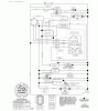Jonsered LT2223 A2 (96041004000) - Lawn & Garden Tractor (2007-07) Ersatzteile SCHEMATIC