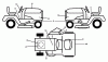 Jonsered LT2227 A2 (96041014601) - Lawn & Garden Tractor (2011-04) Ersatzteile DECALS