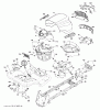 Jonsered LT2227 A2 (96041014602) - Lawn & Garden Tractor (2012-08) Ersatzteile CHASSIS ENCLOSURES