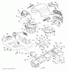 Jonsered LT2320 A2 (96041030000) - Lawn & Garden Tractor (2012-10) Ersatzteile CHASSIS ENCLOSURES
