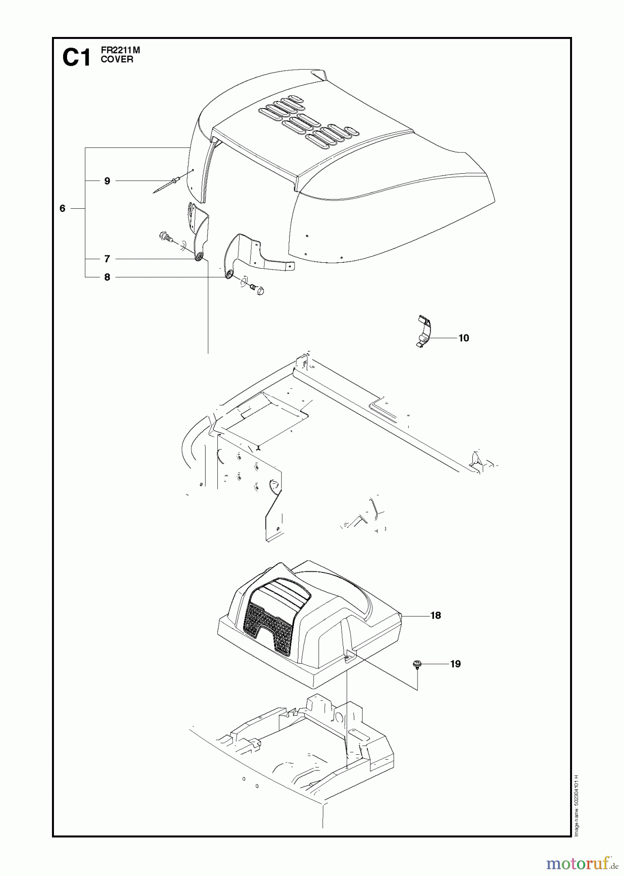  Jonsered Reitermäher FR2211 M (965190201) - Jonsered Rear-Engine Riding Mower (2010-06) COVER #2