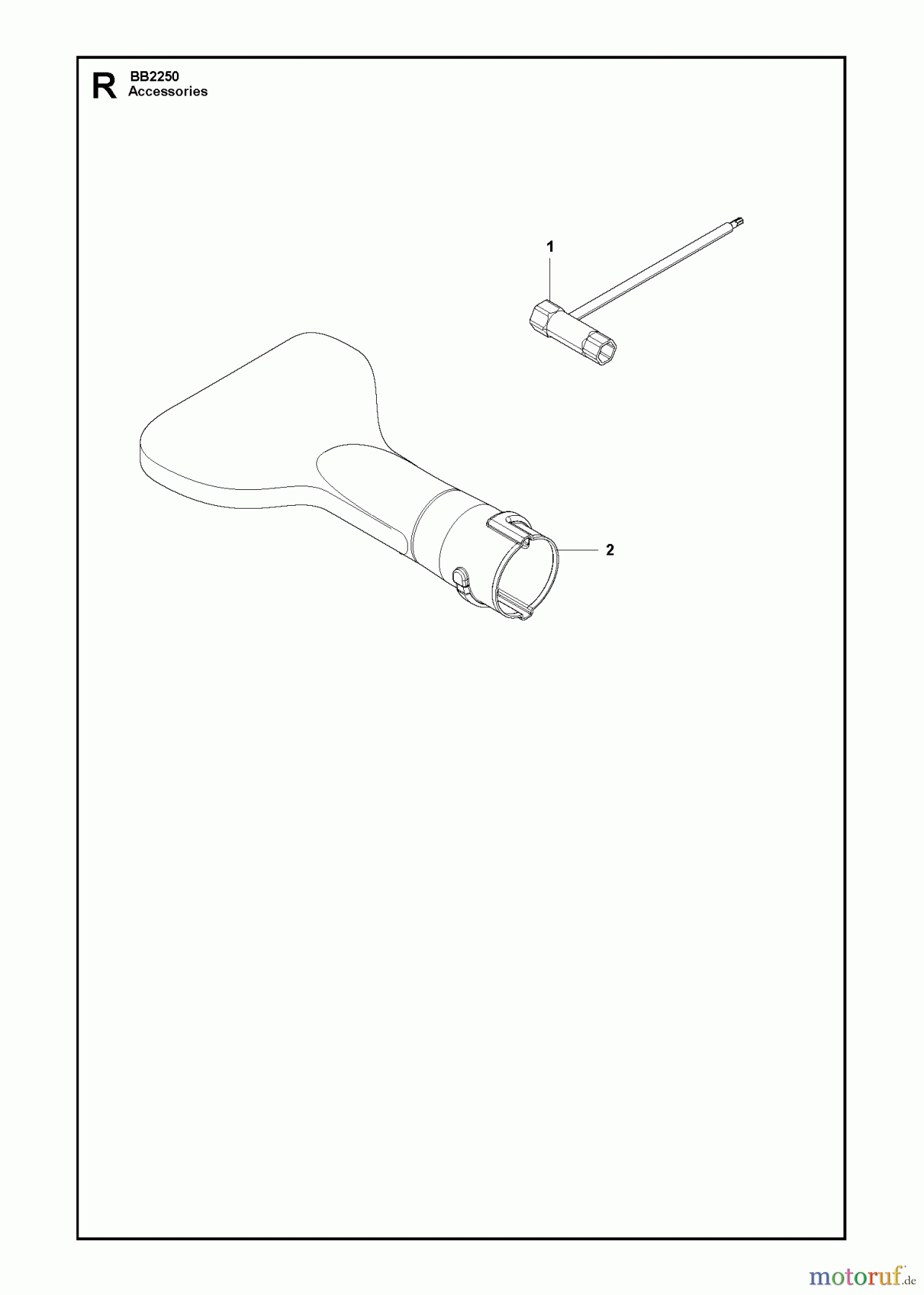  Jonsered Sonstiges BB2250 - Jonsered Blower/Vacuum (2009-09) ACCESSORIES