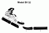 Jonsered BV32 - Blower/Vacuum (1992-11) Ersatzteile TUBE