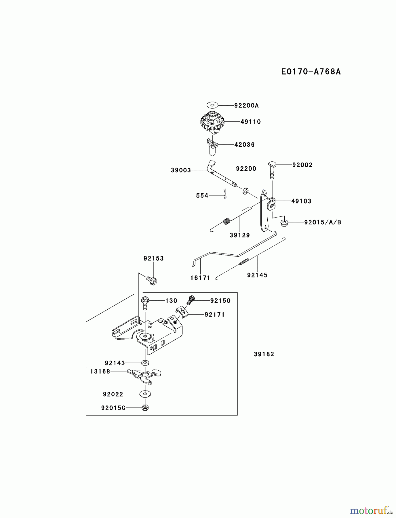 Kawasaki Motoren Motoren Vertikal FH641V - DS25 bis FS481V - BS13 FJ180V-AS36 - Kawasaki FJ180V 4-Stroke Engine CONTROL-EQUIPMENT