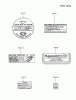 Kawasaki Motoren FA130D-FS01 - Kawasaki FA130D 4-Stroke Engine Ersatzteile LABEL