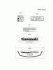 Kawasaki Motoren FD750D-HS00 - Kawasaki FD750D 4-Stroke Engine Ersatzteile LABEL