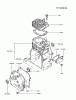 Kawasaki Motoren FA130D-AS18 - Kawasaki FA130D 4-Stroke Engine Ersatzteile CYLINDER/CRANKCASE