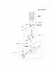 Kawasaki Motoren FE120D-BS07 - Kawasaki FE120D 4-Stroke Engine Ersatzteile PISTON/CRANKSHAFT