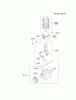 Kawasaki Motoren FE120G-AS03 - Kawasaki FE120G 4-Stroke Engine Ersatzteile PISTON/CRANKSHAFT #1