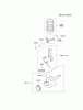 Kawasaki Motoren FE120G-KS00 - Kawasaki FE120G 4-Stroke Engine Ersatzteile PISTON/CRANKSHAFT