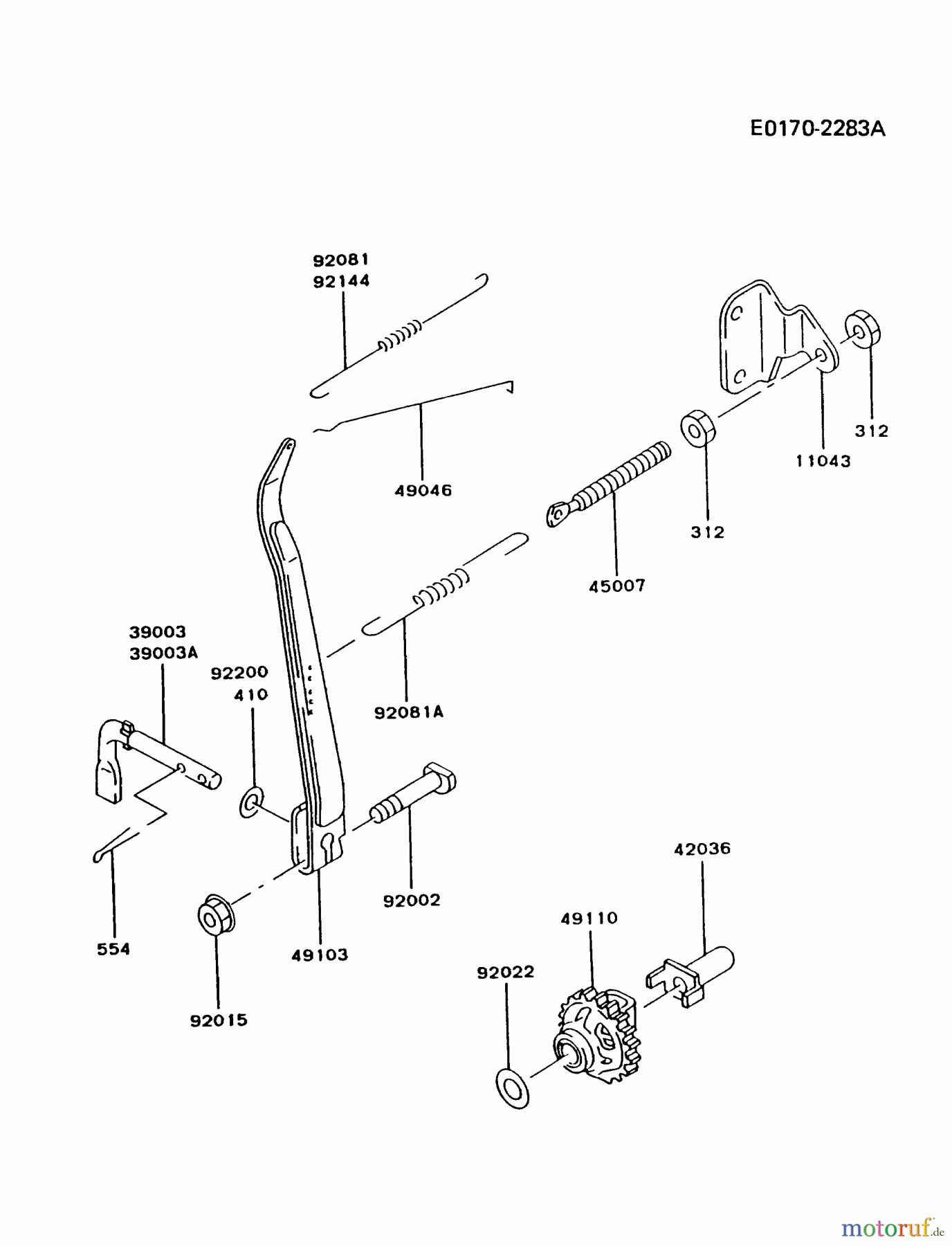  Kawasaki Motoren Motoren, Horizontal FA210D-ES10 - Kawasaki FA210D 4-Stroke Engine CONTROL-EQUIPMENT