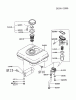 Kawasaki Motoren FA076D-CS09 - Kawasaki FA076D 4-Stroke Engine Ersatzteile FUEL-TANK/FUEL-VALVE