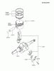 Kawasaki Motoren FA076D-CS09 - Kawasaki FA076D 4-Stroke Engine Ersatzteile PISTON/CRANKSHAFT