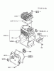Kawasaki Motoren FA210D-FS05 - Kawasaki FA210D 4-Stroke Engine Ersatzteile CYLINDER/CRANKCASE