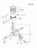 Kawasaki Motoren FA210D-JS07 - Kawasaki FA210D 4-Stroke Engine Ersatzteile PISTON/CRANKSHAFT