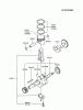 Kawasaki Motoren FG300D-FS01 - Kawasaki FG300D 4-Stroke Engine Ersatzteile PISTON/CRANKSHAFT