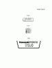 Kawasaki Motoren FH601D-AS01 - Kawasaki FH601D 4-Stroke Engine Ersatzteile LABEL