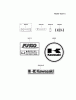 Kawasaki Motoren FJ100D-CS00 - Kawasaki FJ100D 4-Stroke Engine Ersatzteile LABEL