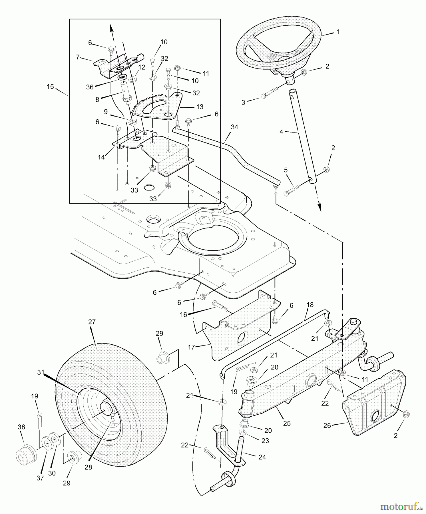  Murray Rasen- und Gartentraktoren 38715B - Murray 38