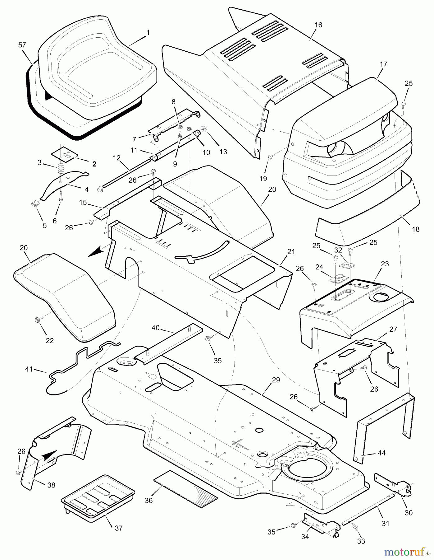 Murray Rasen- und Gartentraktoren 38715x82A - Ranch King 38