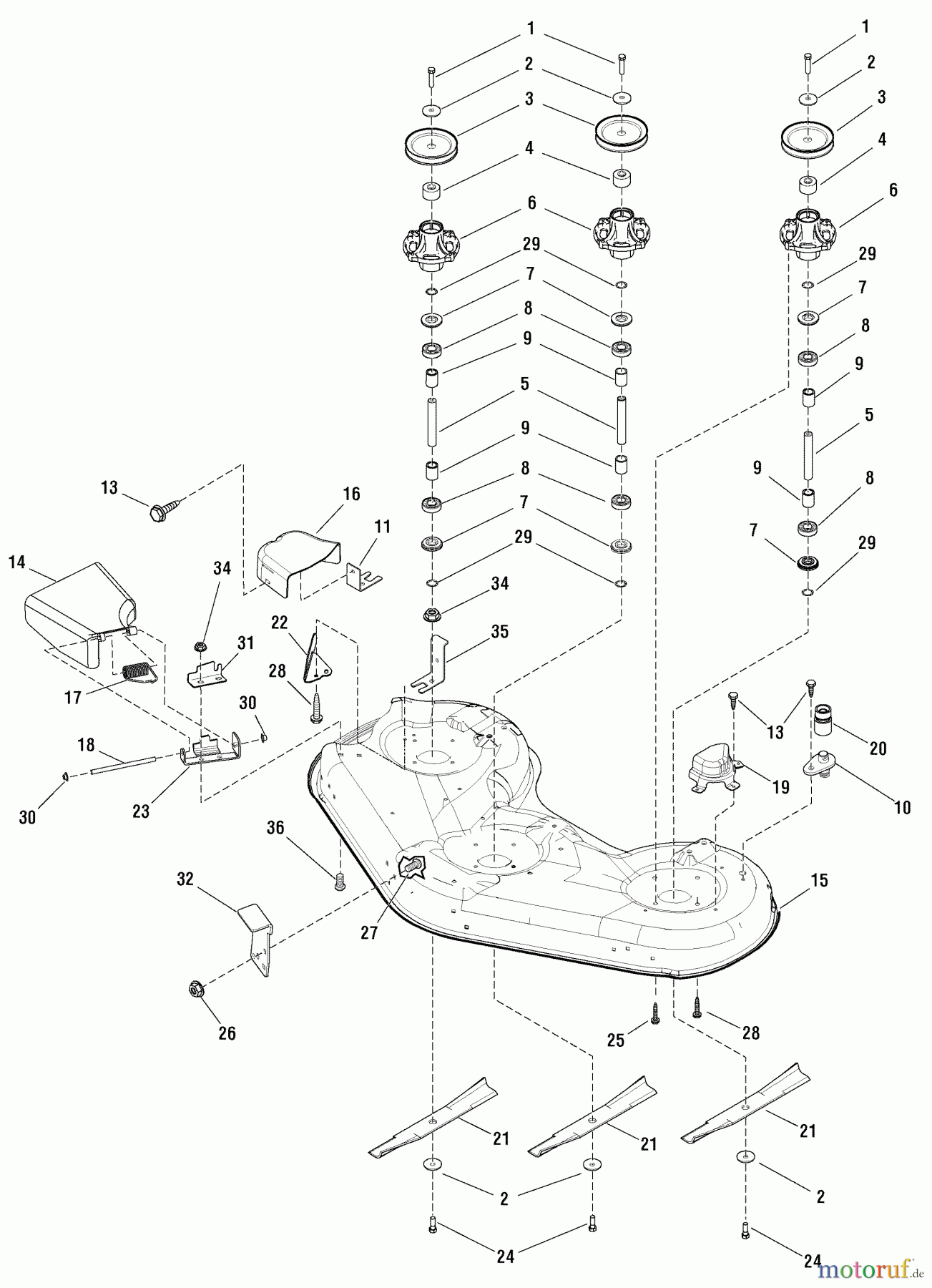 Murray Nullwendekreismäher, Zero-Turn 107.289920 (7800514) - Craftsman ZTS6000, 26HP B&S w/52