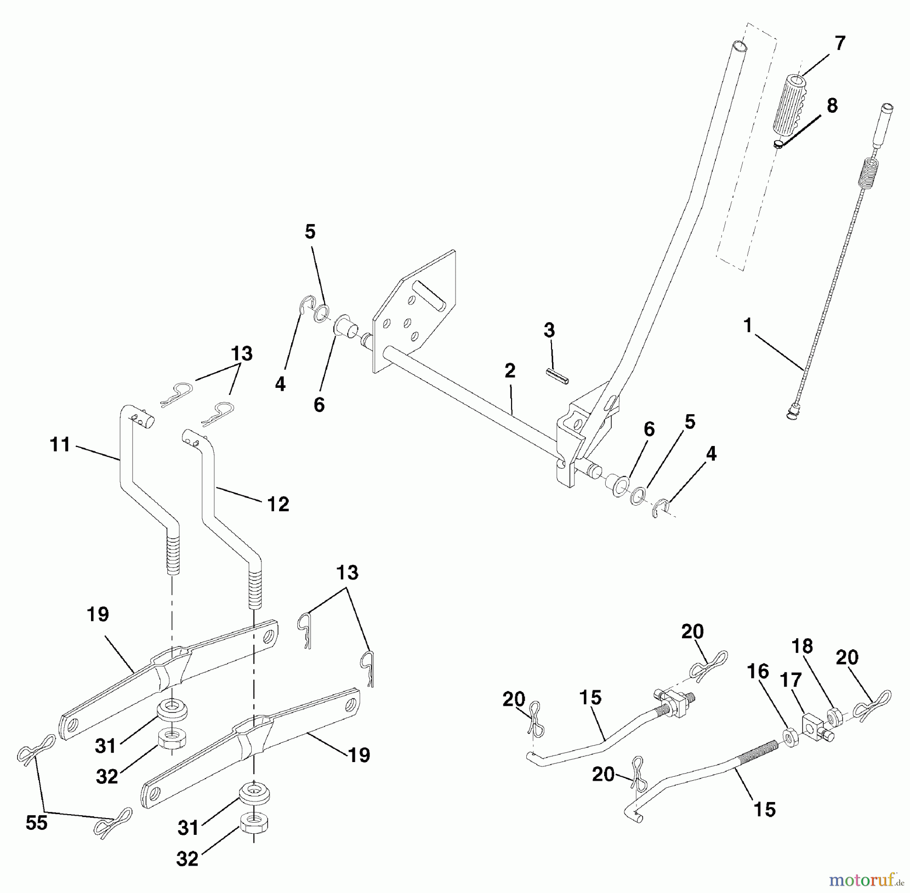  Murray Rasen- und Gartentraktoren 38L12G50X8A (96012007605) - Murray 38