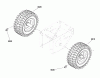 Murray 1332PE (LP37059) (1696045) - John Deere 32" Professional Snow Thrower (2011) Pièces détachées Wheels and Tires Group (2988312J)