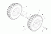 Murray 1695575 - Brute 27" Dual Stage Snow Thrower (2008) Listas de piezas de repuesto y dibujos Wheel and Tire Group (2988118)
