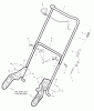Murray 522E (LP1695445) - John Deere 22" Single Stage Snow Thrower (2008-2011) Listas de piezas de repuesto y dibujos Handle Assembly