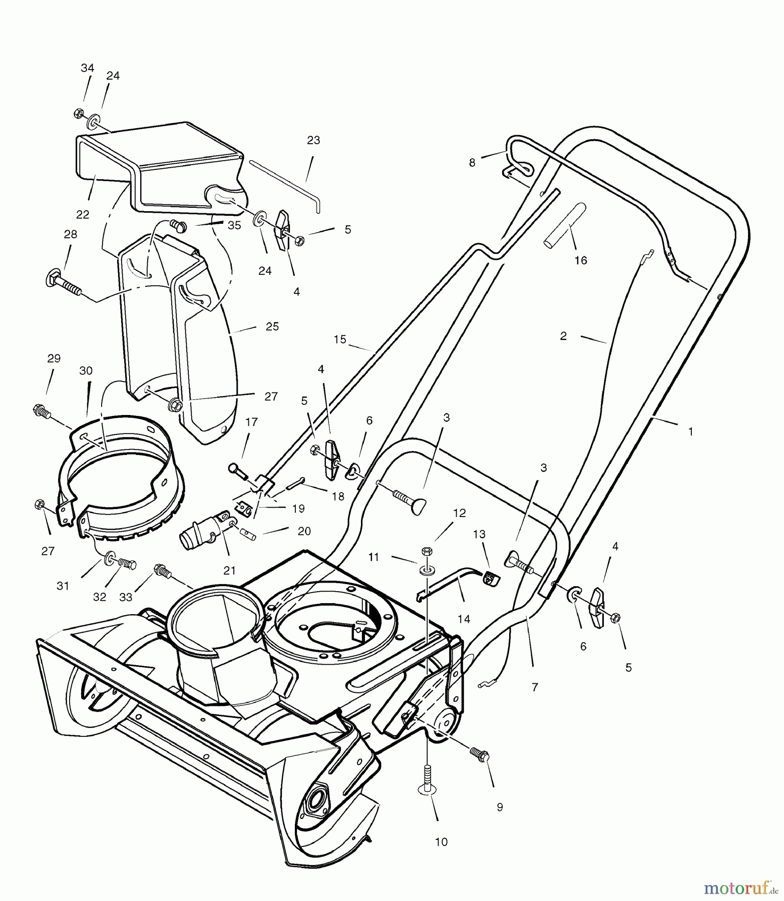  Murray Schneefräsen 536.881400 (88140000NC) - Craftsman 21