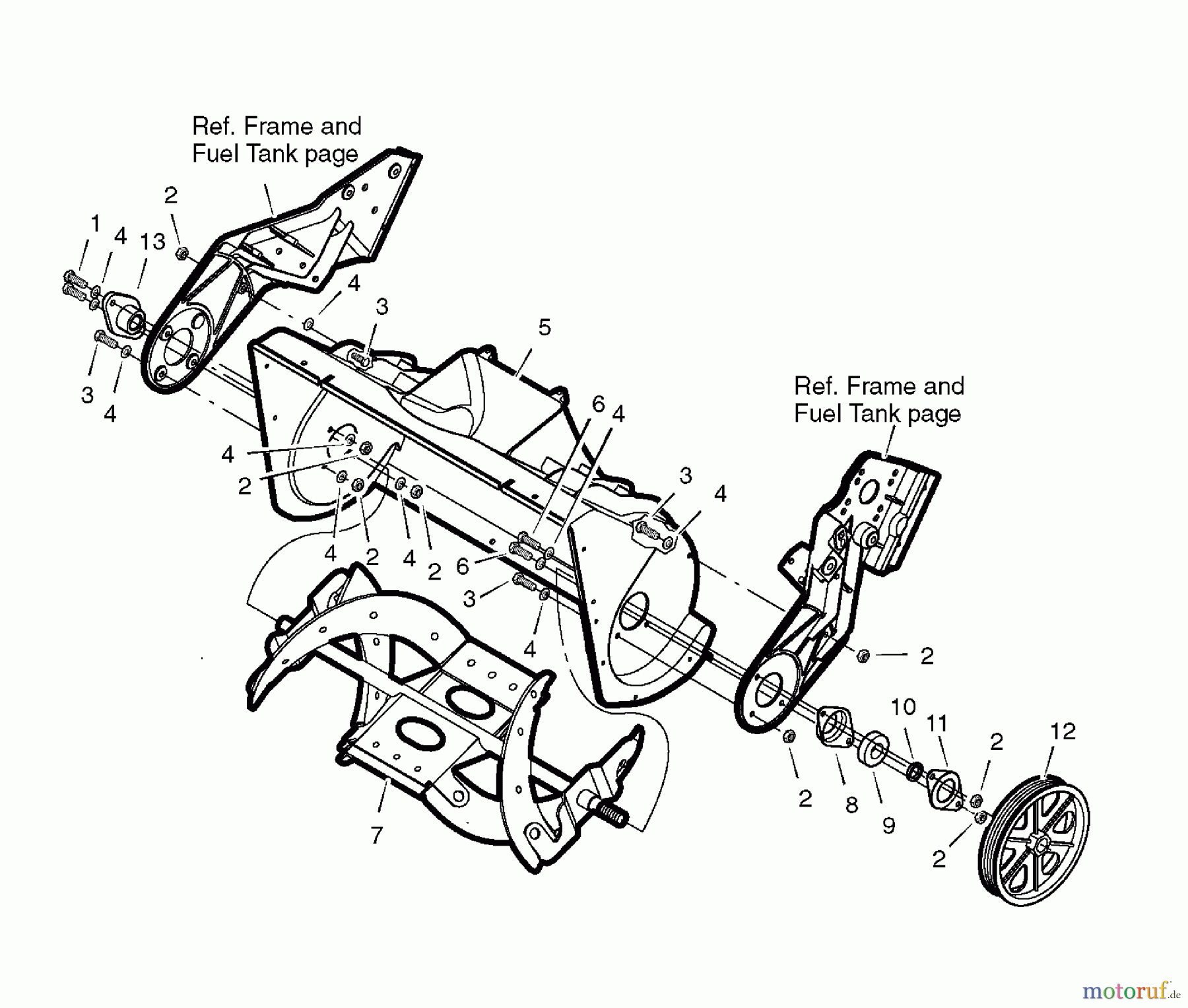  Murray Schneefräsen 536.881501 - Craftsman 22