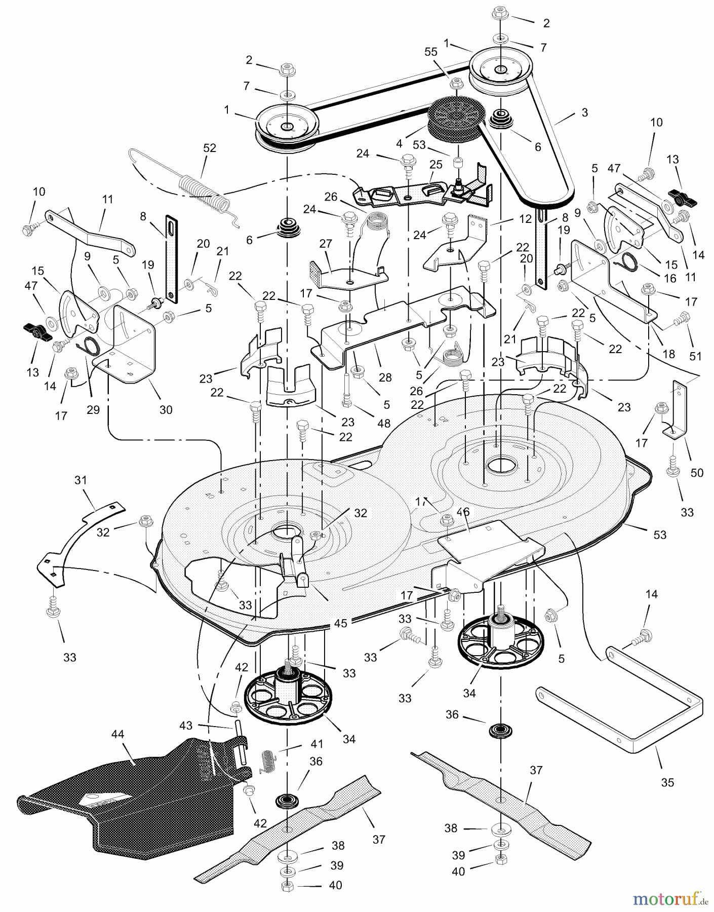  Murray Rasen- und Gartentraktoren 405002x31A - Scotts 40