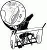Murray 536.889252 - Craftsman 33" Dual Stage Snow Thrower (2004) (Sears) Pièces détachées Drift Cutter Assembly