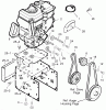 Murray 536.889252 - Craftsman 33" Dual Stage Snow Thrower (2004) (Sears) Listas de piezas de repuesto y dibujos Engine