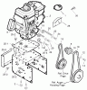 Murray 536.889253 - Craftsman 33" Dual Stage Snow Thrower (2004) (Sears) Listas de piezas de repuesto y dibujos Engine